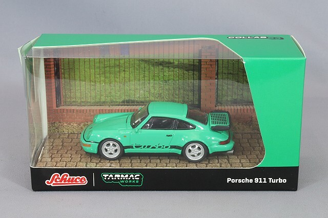 Tarmac x シュコー 1/64 ポルシェ 911 ターボ グリーン