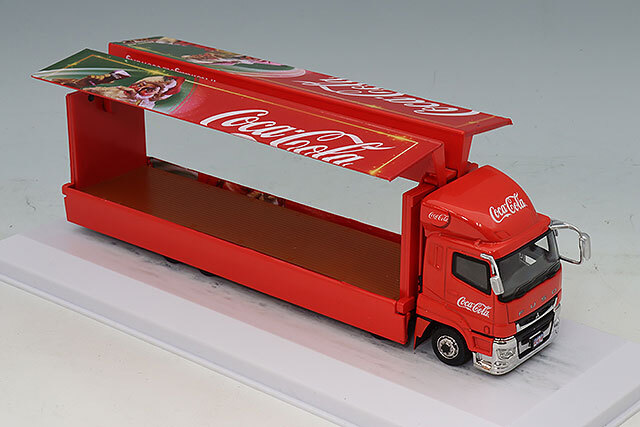 Tarmac 1/64 三菱 FUSO スーパーグレート コカコーラ サンタ トラック