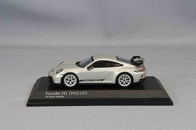 ミニチャンプス 1/64 ポルシェ 911 GT3 (992) 2021 GT シルバーメタリック