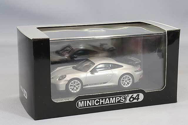 ミニチャンプス 1/64 ポルシェ 911 GT3 (992) 2021 GT シルバーメタリック