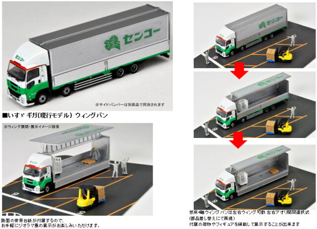 トミーテック トラックコレクション 1/150 物流現場ウィングバンセット