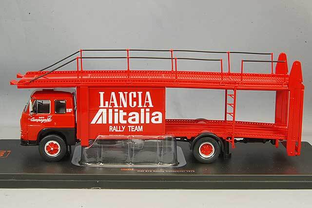 イクソ 1/43 フィアット 673 トランスポーター 1976 アリタリア イクソ 1/43 フィアット 673 レーシングトランスポーター 1976