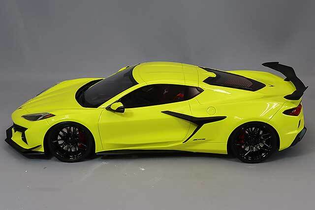 TOP SPEED 1/18 シボレー コルベット Z06 2023 アクセレレートイエロー