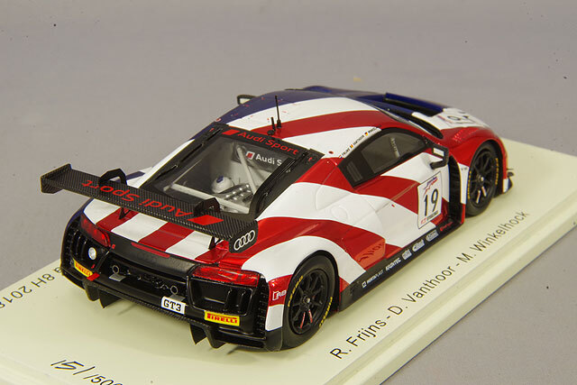 Spark 1/43 AUDI R8 LMS 5th at California 8h 2018 Us084 for