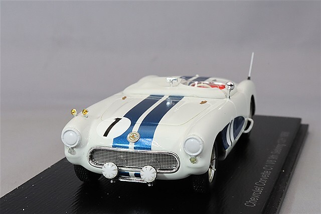 スパーク 1/43 シボレー コルベット C1 1956 セブリング12H 9位 #1 J