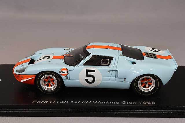 スパーク 1/43 フォード GT40 #5 1位 ワトキンスグレン6時間 1968 J