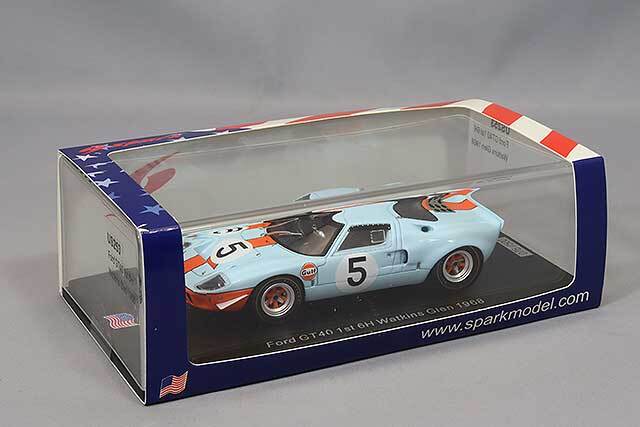 スパーク 1/43 フォード GT40 #5 1位 ワトキンスグレン6時間 1968 J