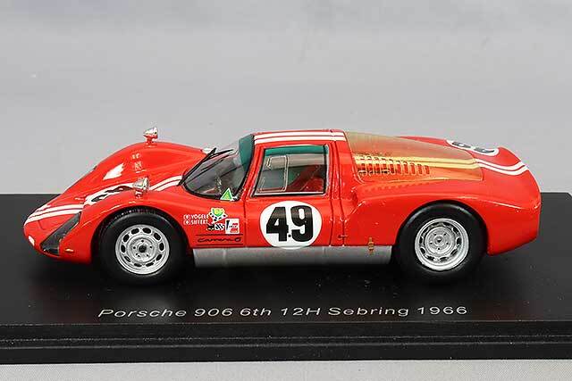 スパーク ナショナルモデル 1/43 ポルシェ 906 #49 6位 12H セブリング
