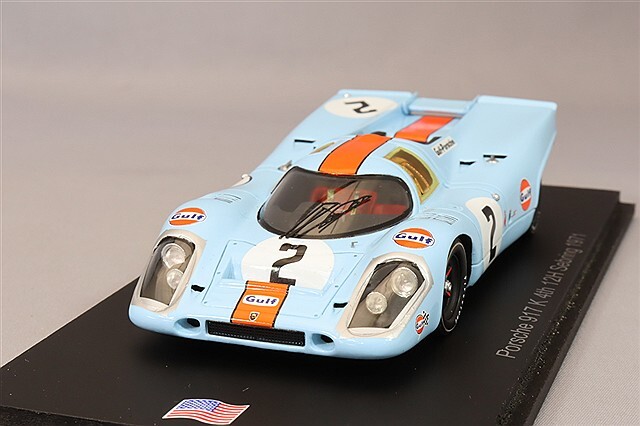 スパーク 1/43 ポルシェ 917K ガルフ 1971 セブリング12H 4位 #2 P