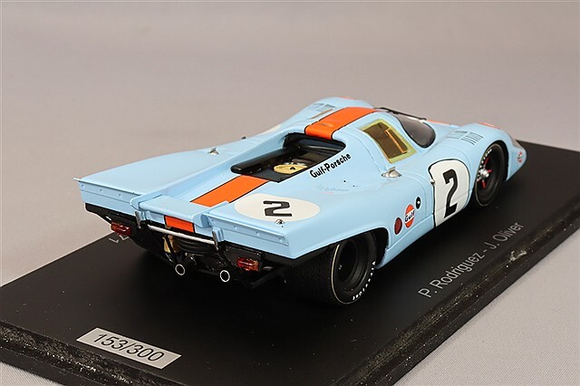 スパーク 1/43 ポルシェ 917K ガルフ 1971 セブリング12H 4位 #2 P