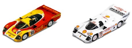 sparky Porsche x Tiny Shell 1/64 ポルシェ 962C Shell 1988