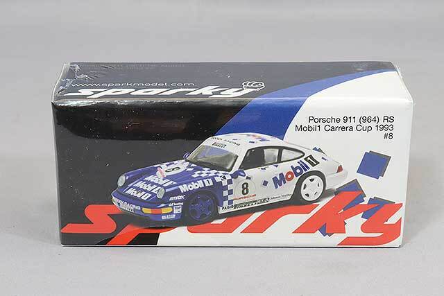 UTモデル　ポルシェ911 カレラ sparky x TINY 1/64 ポルシェ 911 (964) RS モービル1 カレラ