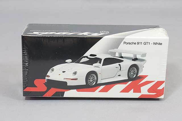 sparky x Tiny 1/64 ポルシェ 911 GT1 ホワイト