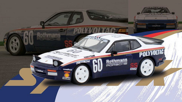Sparky x Tiny 1/64 ポルシェ 944 ターボ CUP 1987 #60 ヘッドライトアップ