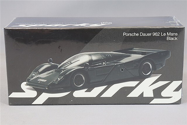 sparky x Tiny 1/64 ポルシェ ダウアー 962 LM 1993 ブラック