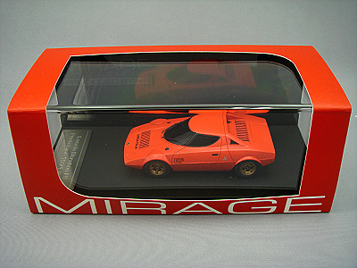 hpi MIRAGE 1/43 ランチア ストラトス HF プロトタイプ 1971 レッド