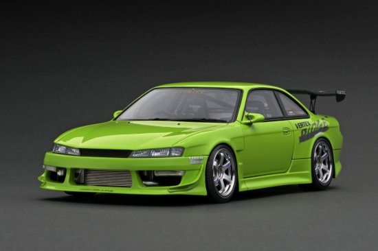 イグニッションモデル 1/18 VERTEX S14 シルビア イエローグリーン
