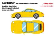 【予約品】 VISION 1/43 ポルシェ 911 (993) カレラ 1994 スピードイエロー
