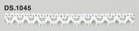 トーションレース 1m単位　DS.1045　オフホワイト 8mm幅　大定　日本製