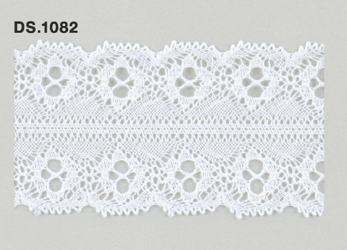 トーションレース　薄手レース 1m単位　　DS.1082　オフホワイト 54mm幅　大定　日本製