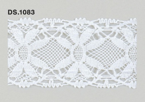 トーションレース　薄手レース 1m単位　　DS.1083　オフホワイト 53mm幅　大定　日本製