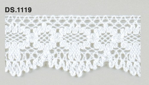 トーションレース 1m単位　DS.1119　オフホワイト 44mm幅　大定　日本製