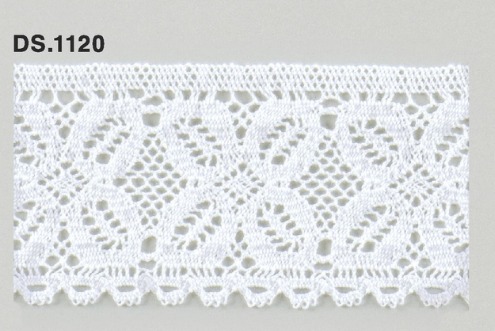 トーションレース  1m単位　DS.1120　オフホワイト 52mm幅　大定　日本製
