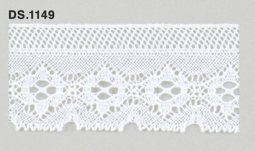 トーションレース 1m単位　DS.1149 　オフホワイト 45mm幅　大定　日本製