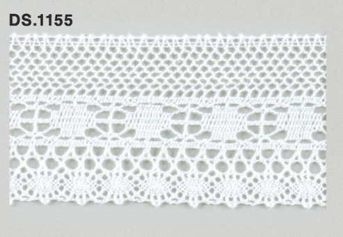 トーションレース  1m単位　DS.1155　オフホワイト 51mm幅　大定　日本製