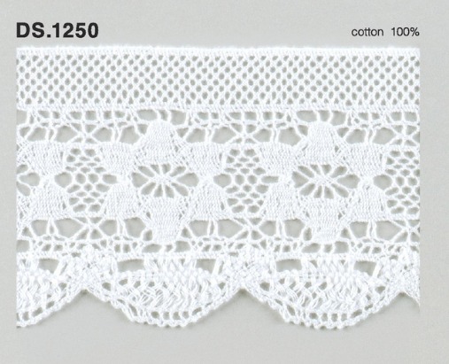 トーションレース　DS.1250 1m単位　オフホワイト 68mm幅　大定　日本製