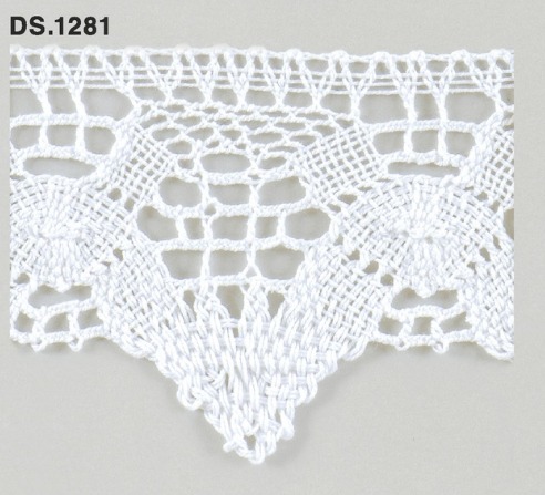 トーションレース  1m単位　DS.1281　オフホワイト 80mm幅　大定　日本製