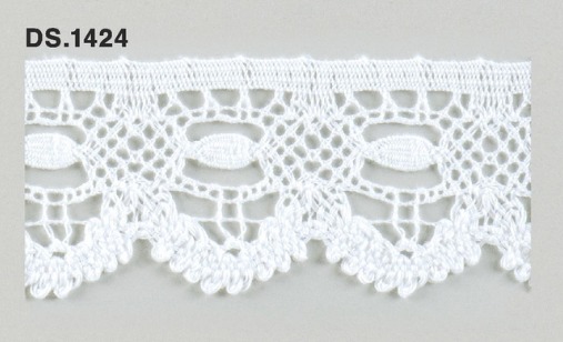 トーションレース 1m単位　DS.1424　オフホワイト 45mm幅　大定　日本製