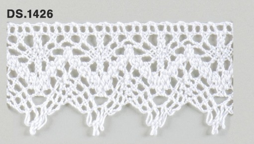 トーションレース 1m単位　DS.1426　オフホワイト 47mm幅　大定　日本製