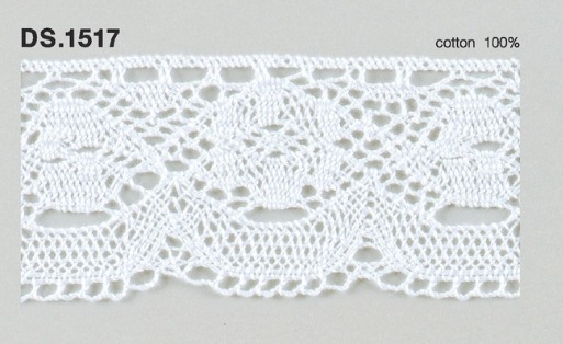 トーションレース  1m単位　手芸　DS.1517　オフホワイト 47mm幅　大定　日本製