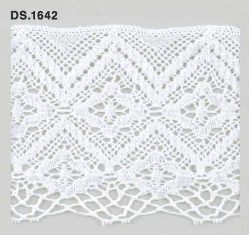 トーションレース 広幅レース　1m単位　DS.1642　オフホワイト 85mm幅　大定　日本製