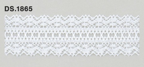 トーションレース　薄手レース 1m単位　　DS.1865　オフホワイト 30mm幅　大定　日本製
