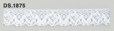 トーションレース　薄手レース　1m単位 　DS.1875　オフホワイト 15mm幅　大定　日本製