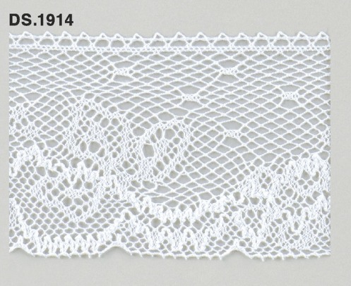 トーションレース   1m単位　　DS.1914　オフホワイト 68mm幅　大定　日本製