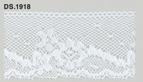 トーションレース　薄手広幅レース　　DS.1918　オフホワイト 50mm幅　大定　日本製