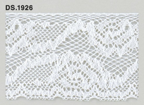 トーションレース　1m単位　　DS.1926　オフホワイト 64mm幅　大定　日本製