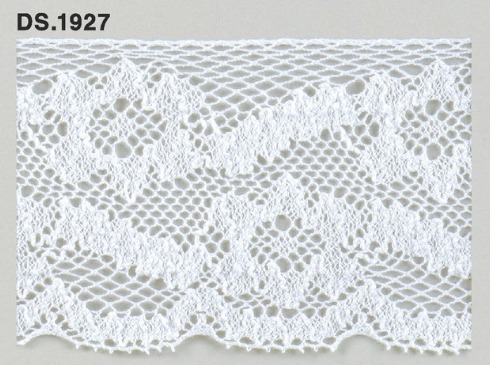 トーションレース　1m単位　　DS.1927　オフホワイト 65mm幅　大定　日本製