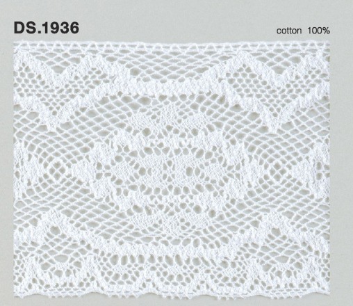 トーションレース 広幅レース　1m単位　DS.1936　オフホワイト 78mm幅　大定　日本製
