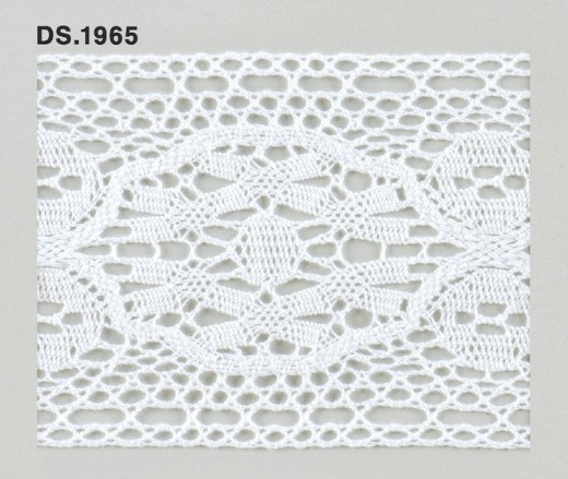 トーションレース  1m単位　レース材料　DS.1965　オフホワイト 79mm幅　大定　日本製