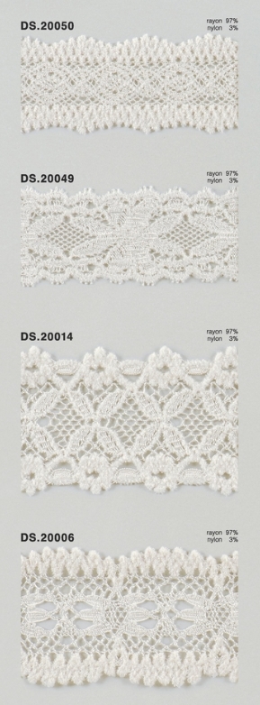 モールレース  秋冬素材トーションレース 　1m単位　大定　日本製 DS.20050  DS.20049  DS.20014 DS.20006  //