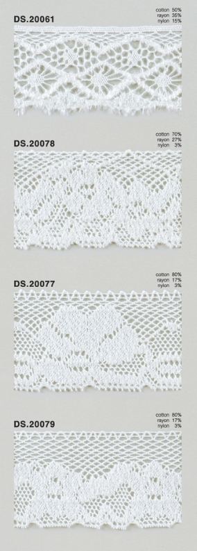 モールレース  秋冬素材トーションレース 　1m単位　大定　日本製 DS.20061  DS.20078  DS.20077 DS.20079 //