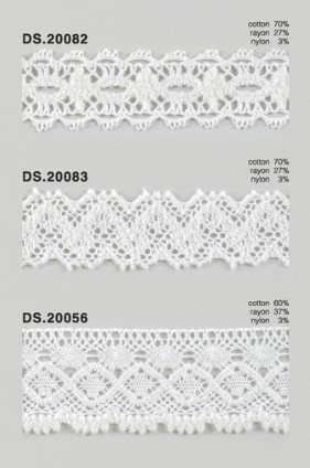 モールレース  秋冬素材トーションレース 　1m単位　大定　日本製 DS.20082  DS.20083  DS.20056  //