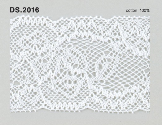 トーションレース  1m単位　レース材料　DS.2016　オフホワイト 67mm幅　大定　日本製