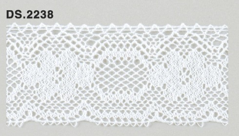 トーションレース 1m単位　DS.2238 　オフホワイト 43mm幅　大定　日本製
