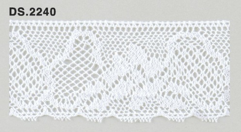 トーションレース 1m単位　DS.2240 　オフホワイト 43mm幅　大定　日本製