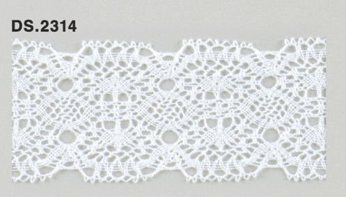 トーションレース  1m単位　レース材料　DS.2314　オフホワイト 44mm幅　大定　日本製